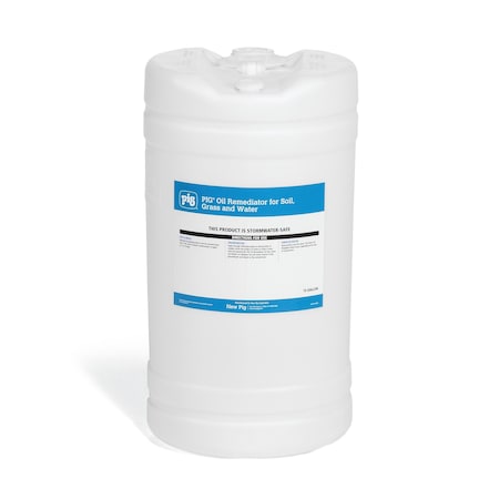 Pig Oil Remediator for Soil, Grass and Water, Remediator, 15 gal. Drum CLN952